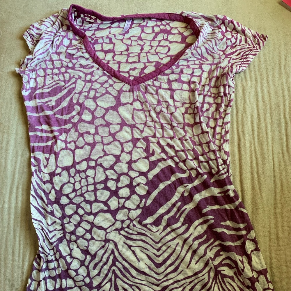 Animal print top